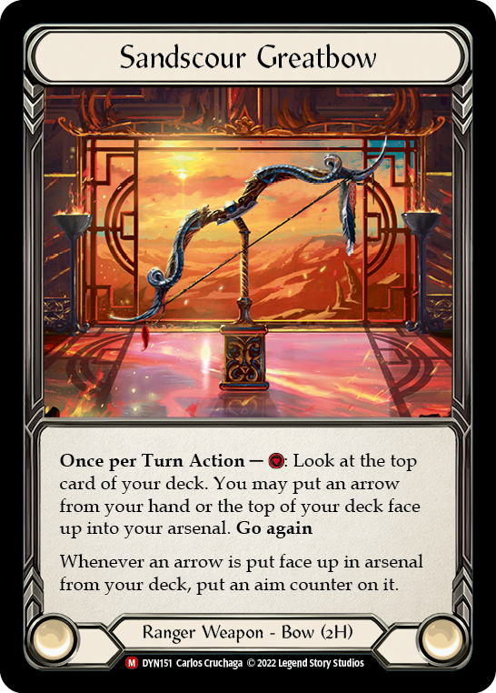 Sandscour Greatbow [DYN151] (Dynasty)  Rainbow Foil | Magic Magpie