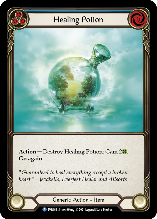 Healing Potion [EVR183] (Everfest)  1st Edition Cold Foil | Magic Magpie