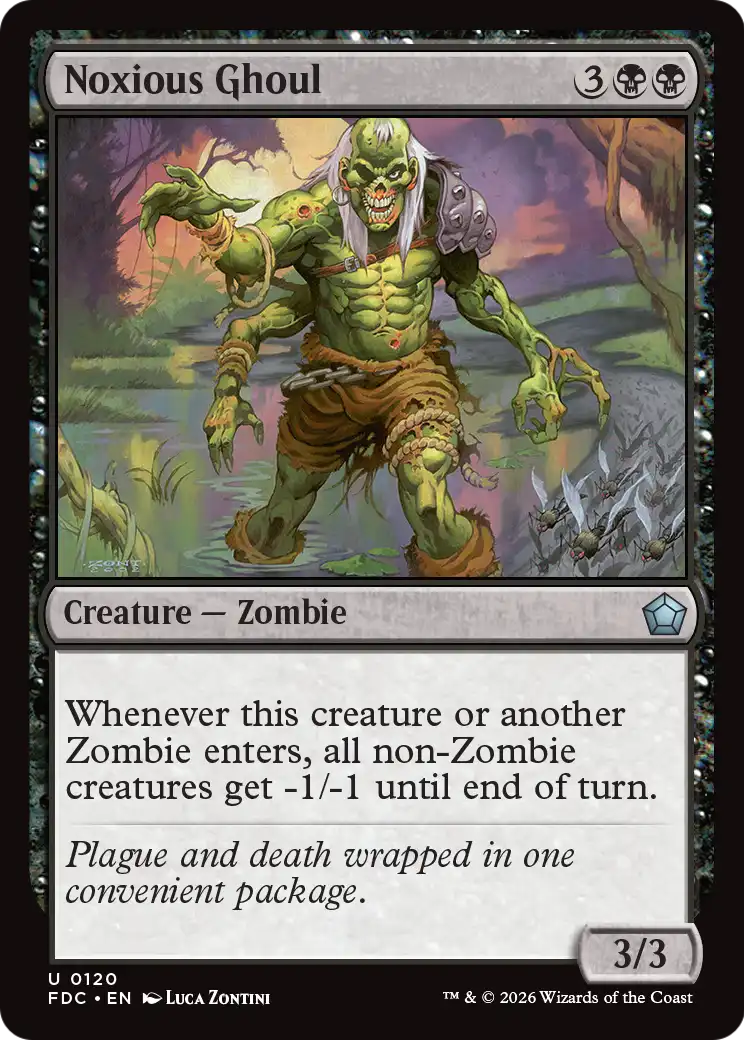 Noxious Ghoul [Foundations Commander] | Magic Magpie