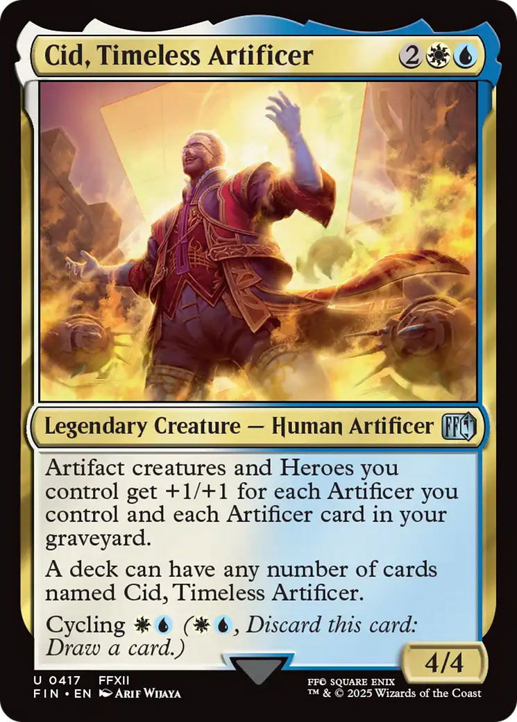 Cid, Timeless Artificer (0417) [FINAL FANTASY] | Magic Magpie