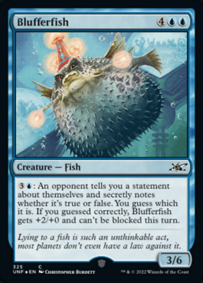 Blufferfish (Galaxy Foil) [Unfinity] | Magic Magpie