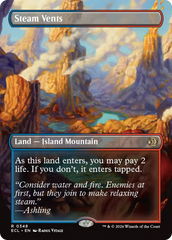 Steam Vents (Borderless) [Lorwyn Eclipsed] | Magic Magpie