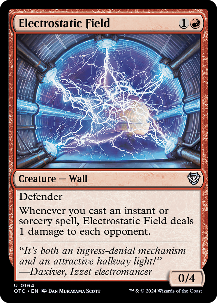 Electrostatic Field [Outlaws of Thunder Junction Commander] | Magic Magpie