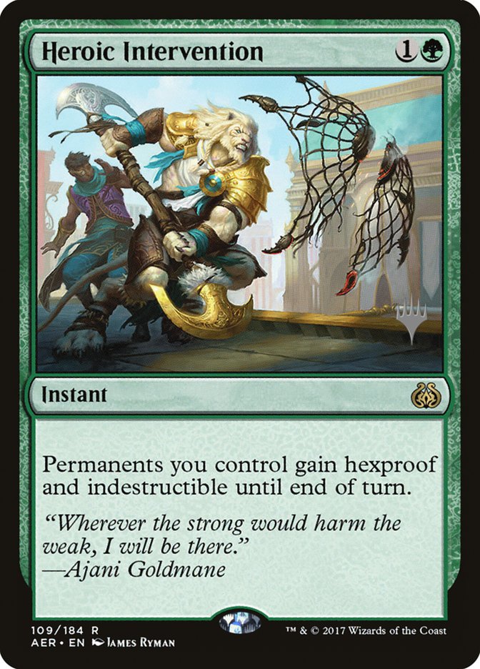 Heroic Intervention (Promo Pack) [Aether Revolt Promos] | Magic Magpie