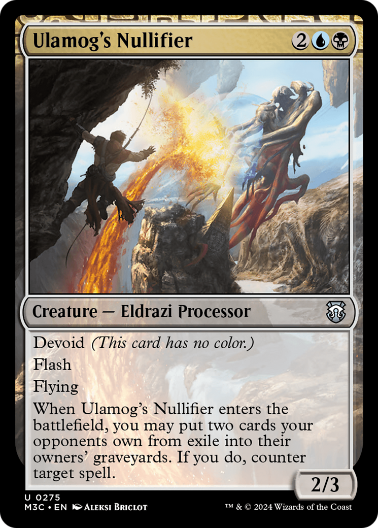 Ulamog's Nullifier (Ripple Foil) [Modern Horizons 3 Commander] | Magic Magpie