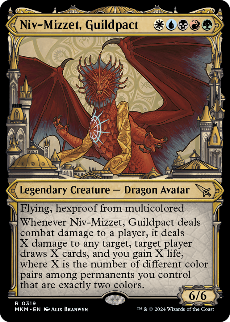 Niv-Mizzet, Guildpact (Showcase) (319) [Murders at Karlov Manor] | Magic Magpie