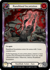 Runeblood Incantation (Yellow) [EVR108] (Everfest)  1st Edition Rainbow Foil | Magic Magpie