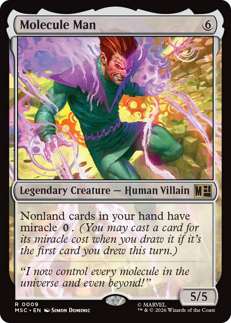 Molecule Man (Surge Foil) [Marvel Super Heroes Commander] | Magic Magpie