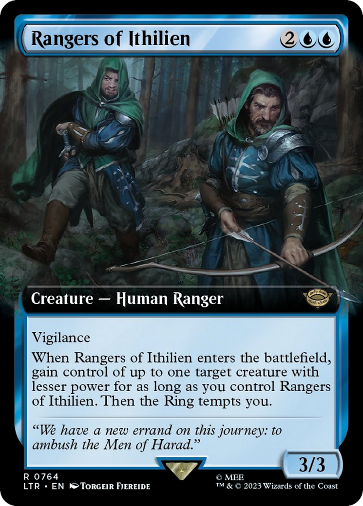 Rangers of Ithilien (Extended Art) (Surge Foil) [The Lord of the Rings: Tales of Middle-Earth] | Magic Magpie