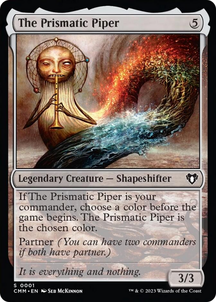 The Prismatic Piper [Commander Masters] | Magic Magpie