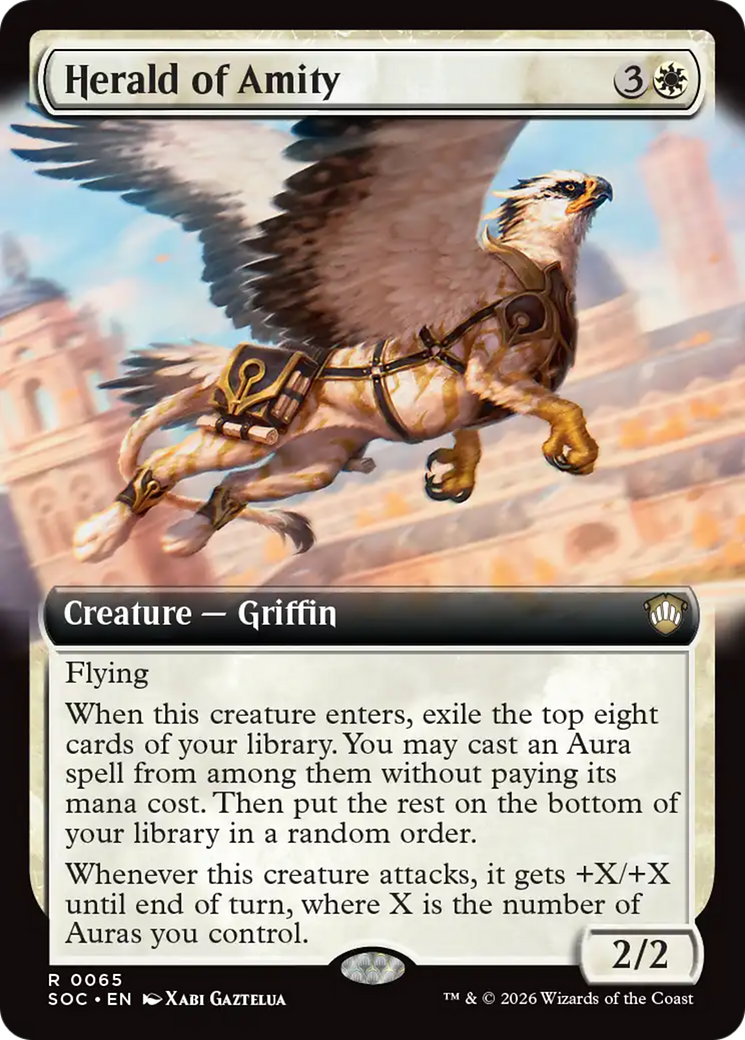 Herald of Amity (Extended Art) [Secrets of Strixhaven Commander] | Magic Magpie
