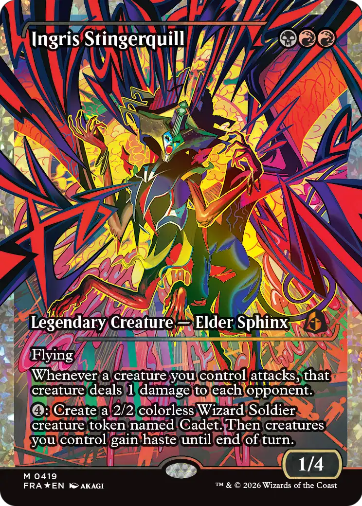 Ingris Stingerquill (Showcase) (Fracture Foil) (0419) [Reality Fracture] | Magic Magpie