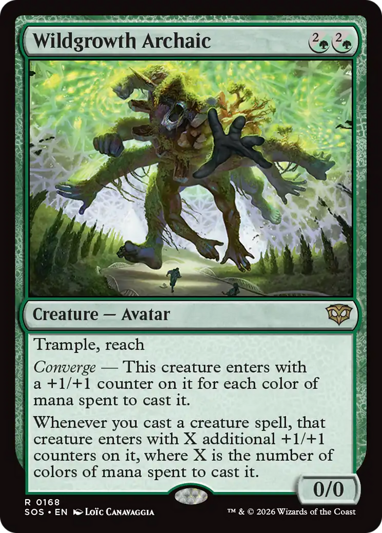 Wildgrowth Archaic [Secrets of Strixhaven] | Magic Magpie