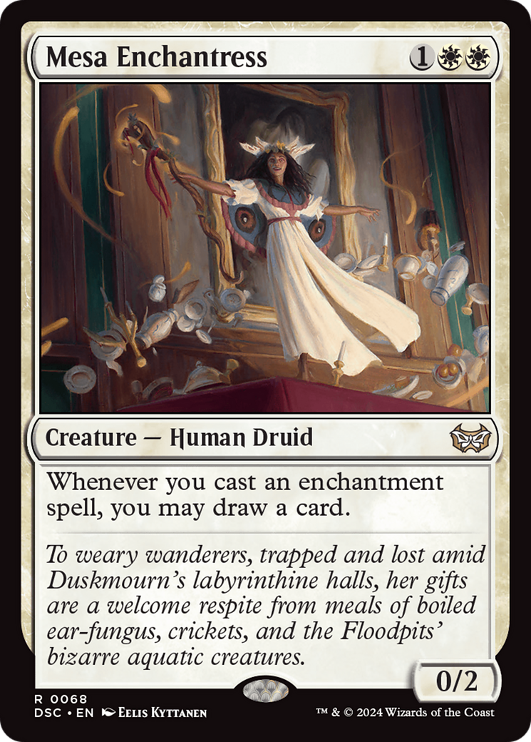 Mesa Enchantress [Duskmourn: House of Horror Commander] | Magic Magpie