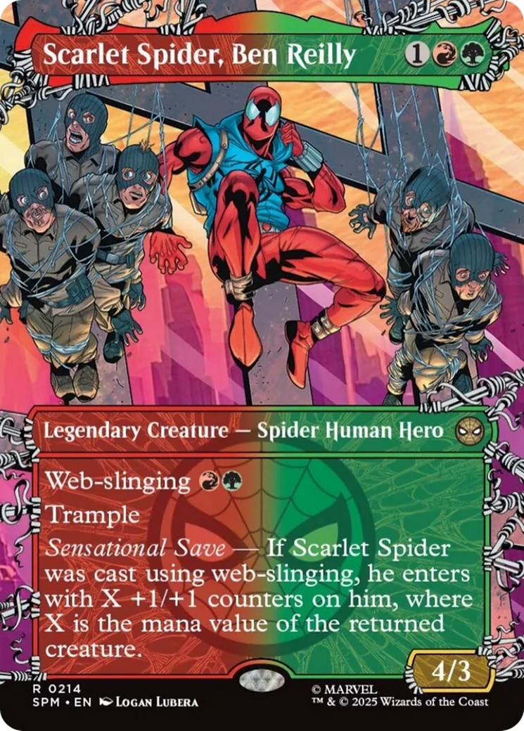 Scarlet Spider, Ben Reilly (Borderless) [Marvel's Spider-Man] | Magic Magpie
