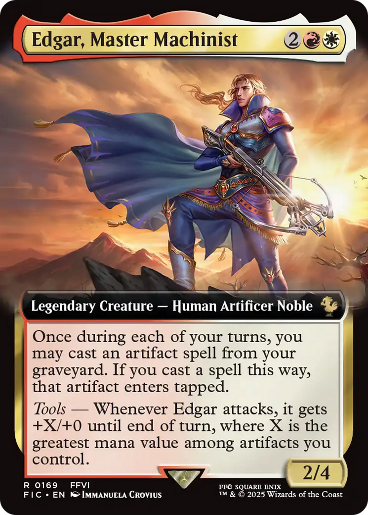 Edgar, Master Machinist (Extended Art) [FINAL FANTASY Commander] | Magic Magpie