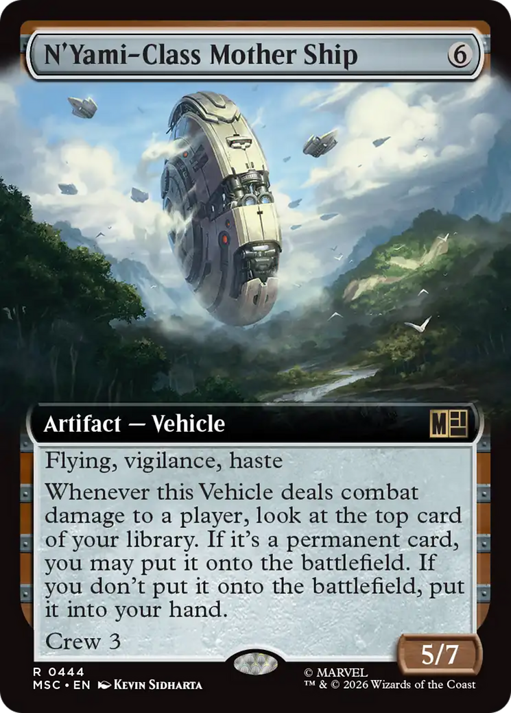 N'Yami-Class Mother Ship (Extended Art) [Marvel Super Heroes Commander] | Magic Magpie