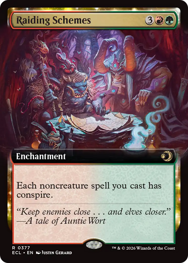 Raiding Schemes (Extended Art) [Lorwyn Eclipsed] | Magic Magpie