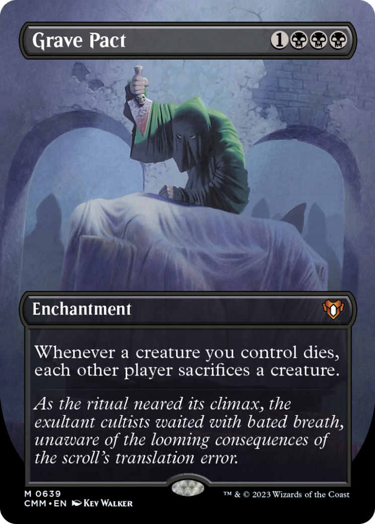 Grave Pact (Borderless Alternate Art) [Commander Masters] | Magic Magpie