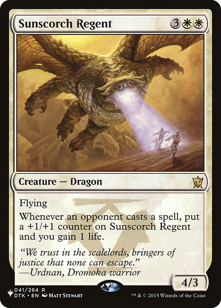 Sunscorch Regent [The List] | Magic Magpie