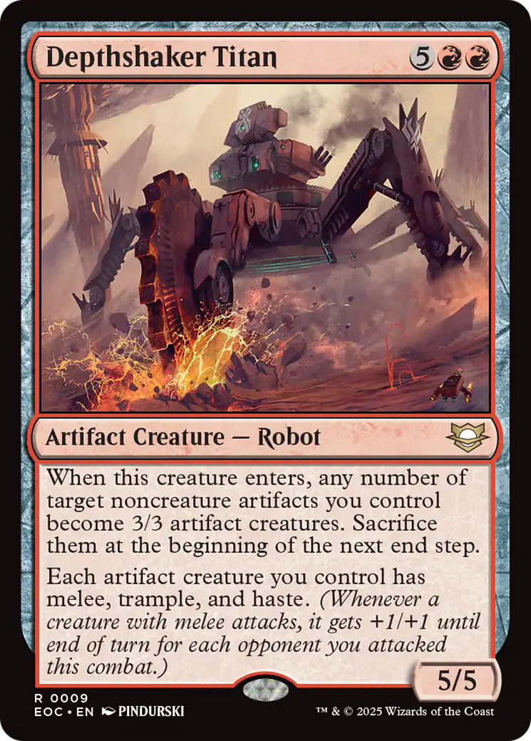 Depthshaker Titan [Edge of Eternities Commander] | Magic Magpie