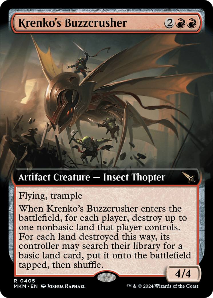 Krenko's Buzzcrusher (Extended Art) [Murders at Karlov Manor] | Magic Magpie