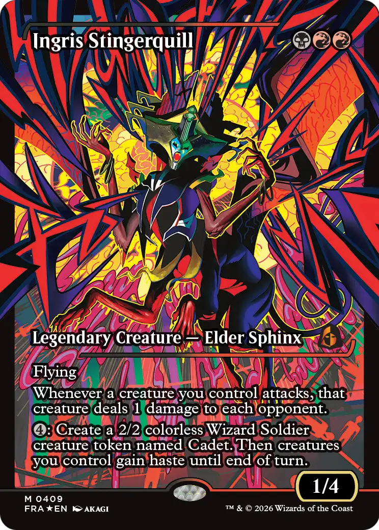Ingris Stingerquill (Showcase) (0409) [Reality Fracture] | Magic Magpie