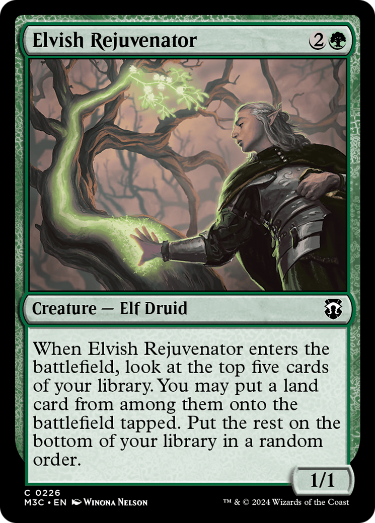 Elvish Rejuvenator (Ripple Foil) [Modern Horizons 3 Commander] | Magic Magpie