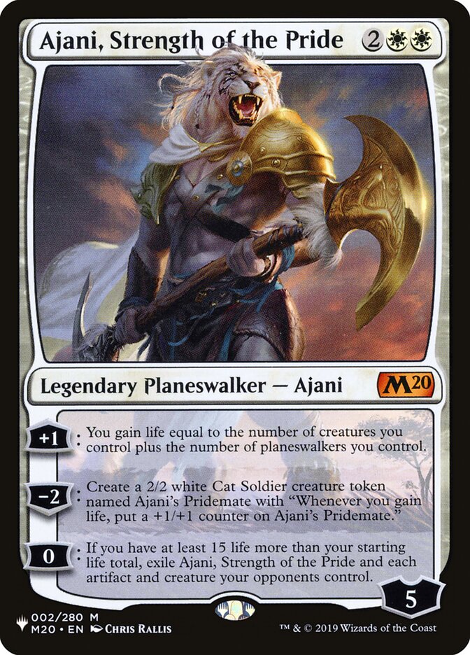 Ajani, Strength of the Pride [The List] | Magic Magpie