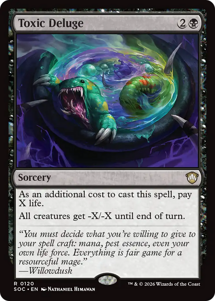 Toxic Deluge [Secrets of Strixhaven Commander] | Magic Magpie