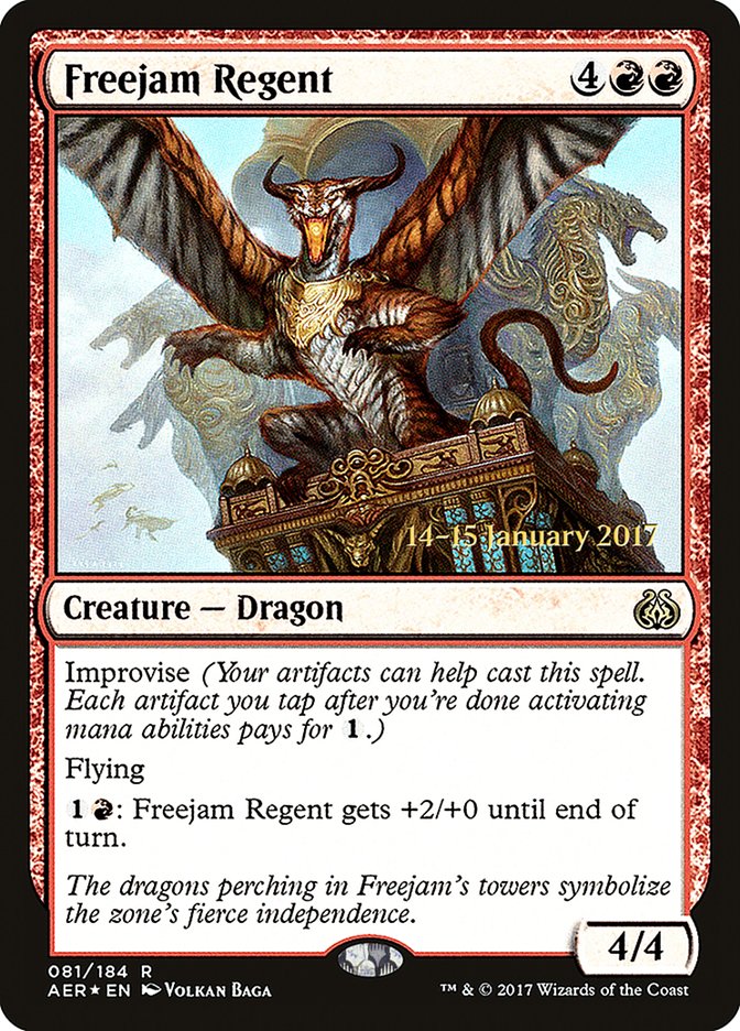 Freejam Regent [Aether Revolt Prerelease Promos] | Magic Magpie