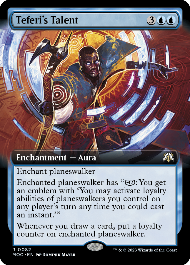 Teferi's Talent (Extended Art) [March of the Machine Commander] | Magic Magpie