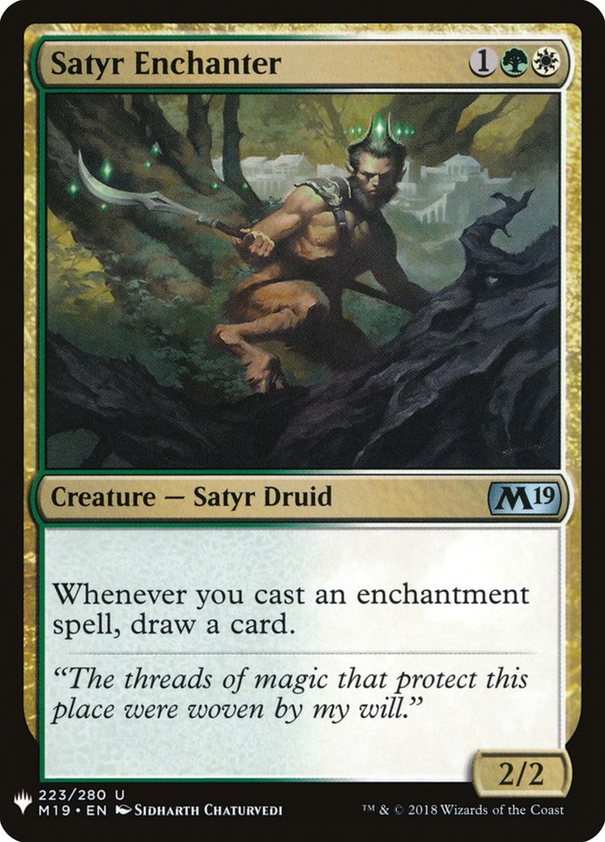 Satyr Enchanter [Mystery Booster] | Magic Magpie