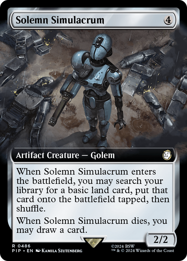 Solemn Simulacrum (Extended Art) [Fallout] | Magic Magpie