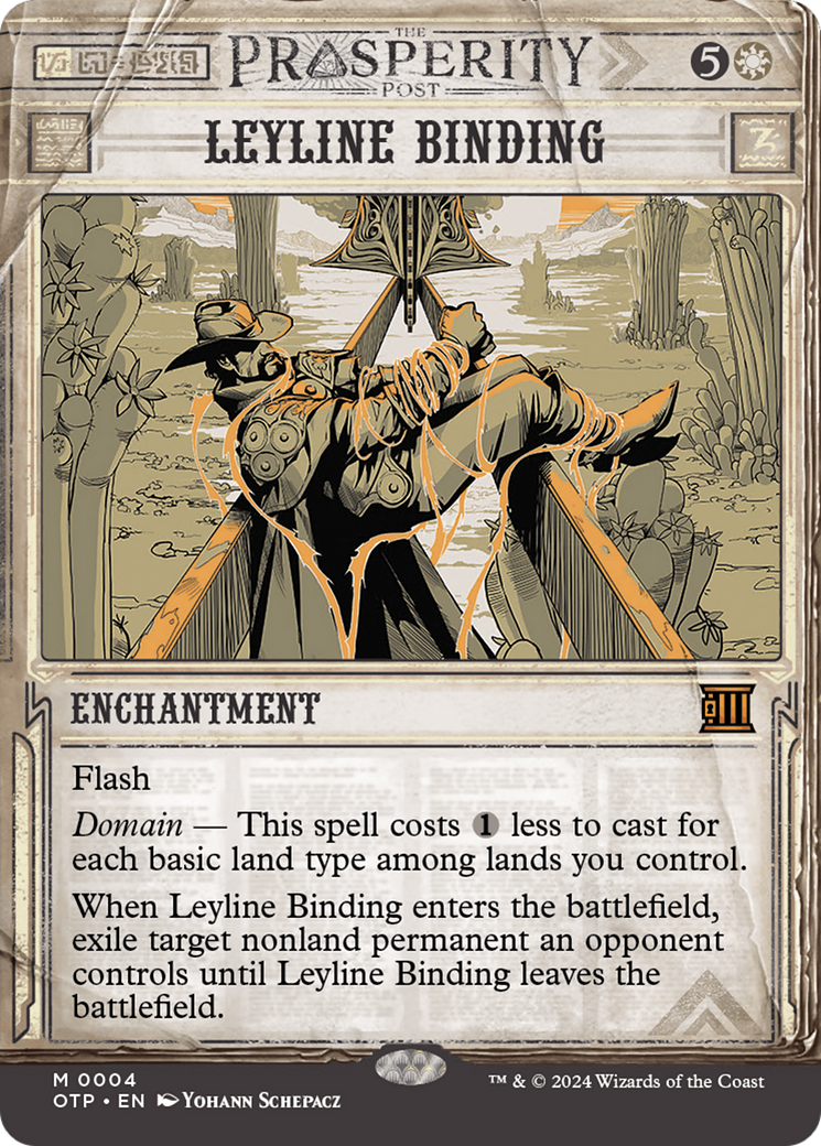 Leyline Binding [Outlaws of Thunder Junction: Breaking News] | Magic Magpie