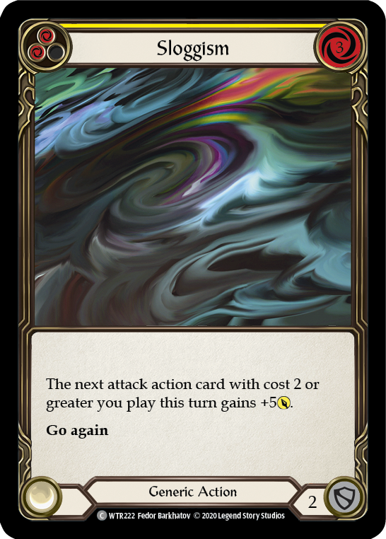 Sloggism (Yellow) [U-WTR222] (Welcome to Rathe Unlimited)  Unlimited Rainbow Foil | Magic Magpie