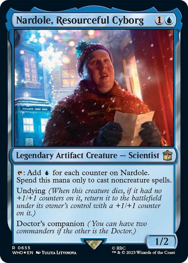 Nardole, Resourceful Cyborg (Surge Foil) [Doctor Who] | Magic Magpie