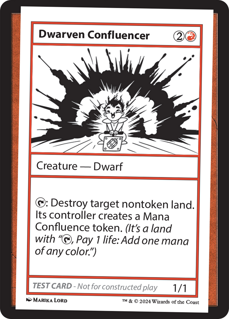 Dwarven Confluencer [Mystery Booster 2 Playtest Cards] | Magic Magpie