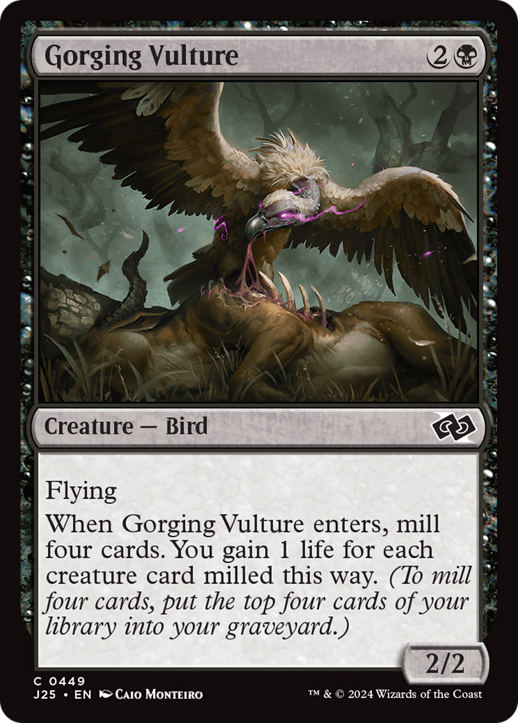 Gorging Vulture [Foundations Jumpstart] | Magic Magpie