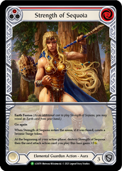 Strength of Sequoia (Red) [LGS078] (Promo)  Rainbow Foil | Magic Magpie