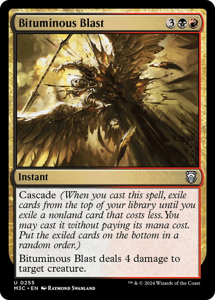 Bituminous Blast (Ripple Foil) [Modern Horizons 3 Commander] | Magic Magpie