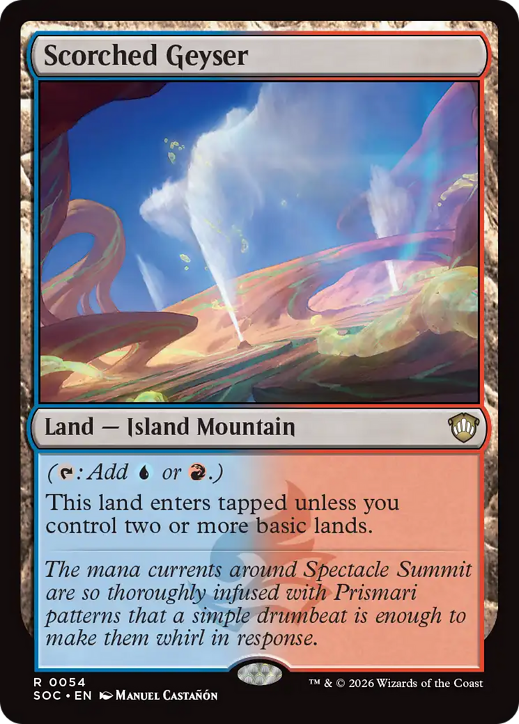 Scorched Geyser [Secrets of Strixhaven Commander] | Magic Magpie