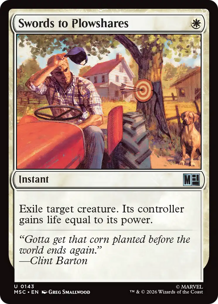 Swords to Plowshares [Marvel Super Heroes Commander] | Magic Magpie