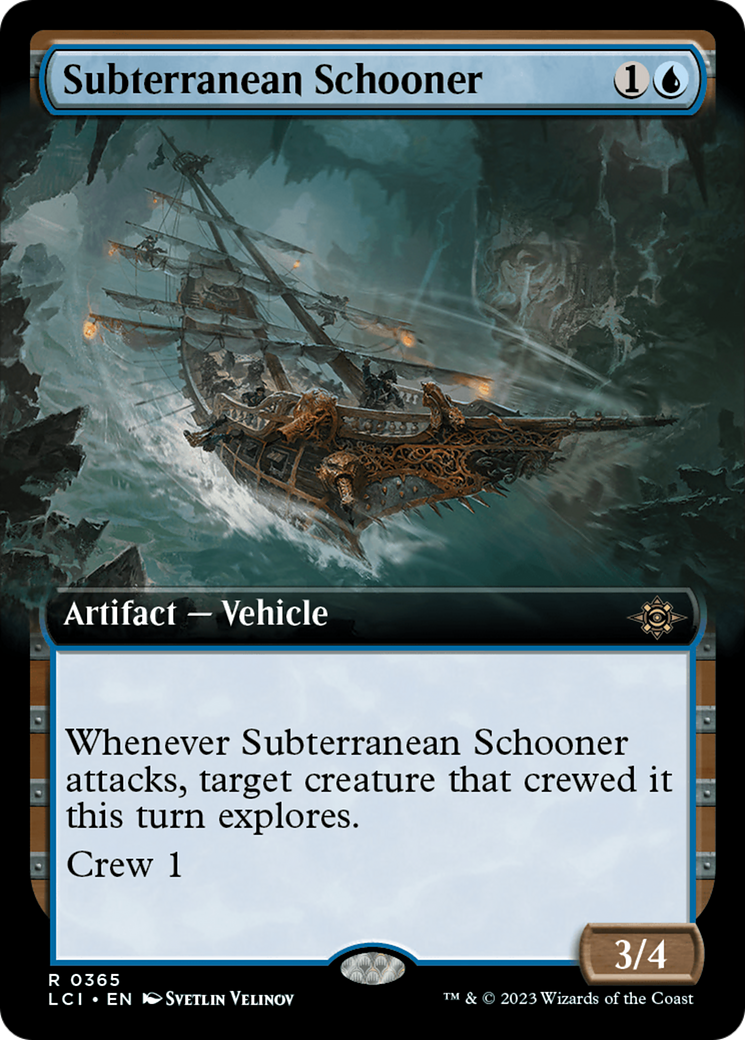 Subterranean Schooner (Extended Art) [The Lost Caverns of Ixalan] | Magic Magpie