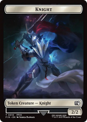 Hero (0003) // Knight Double-Sided Token [FINAL FANTASY Tokens] | Magic Magpie