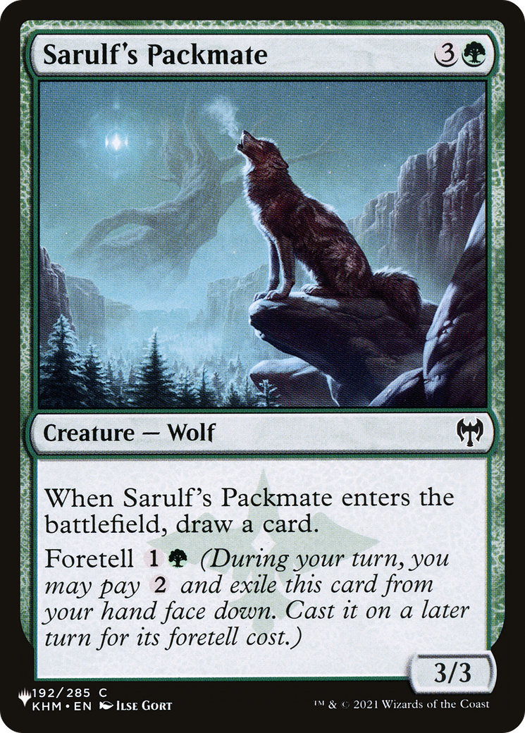 Sarulf's Packmate [The List Reprints] | Magic Magpie