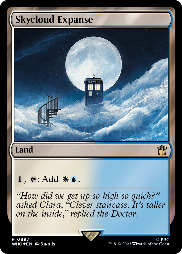 Skycloud Expanse (Surge Foil) [Doctor Who] | Magic Magpie