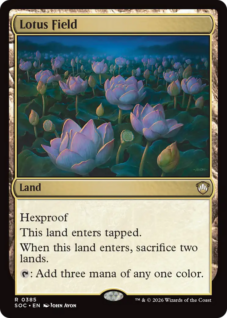 Lotus Field [Secrets of Strixhaven Commander] | Magic Magpie