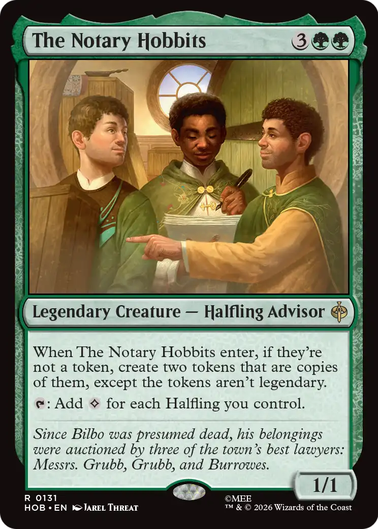 The Notary Hobbits [The Hobbit] | Magic Magpie