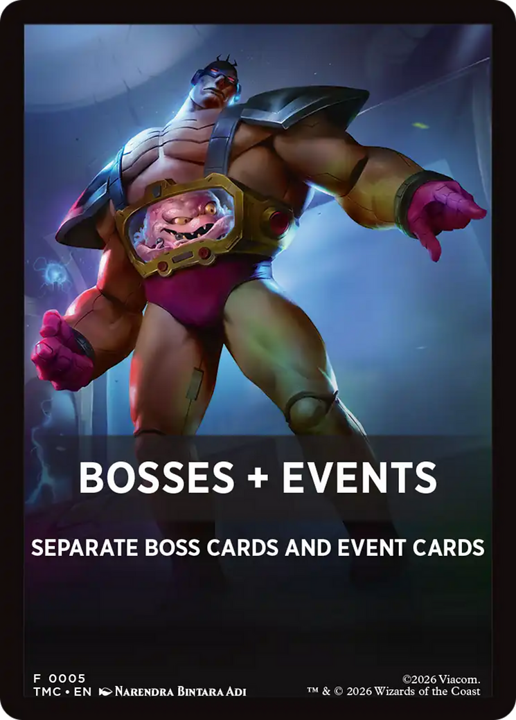 Bosses + Events [Teenage Mutant Ninja Turtles Commander Tokens] | Magic Magpie